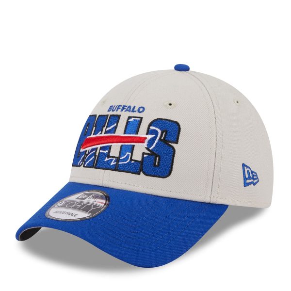 new era bills 2023 nfl draft 9forty adjustable hat – grey | Buffalo Bills Shop | NFL Jerseys & Hats Collection