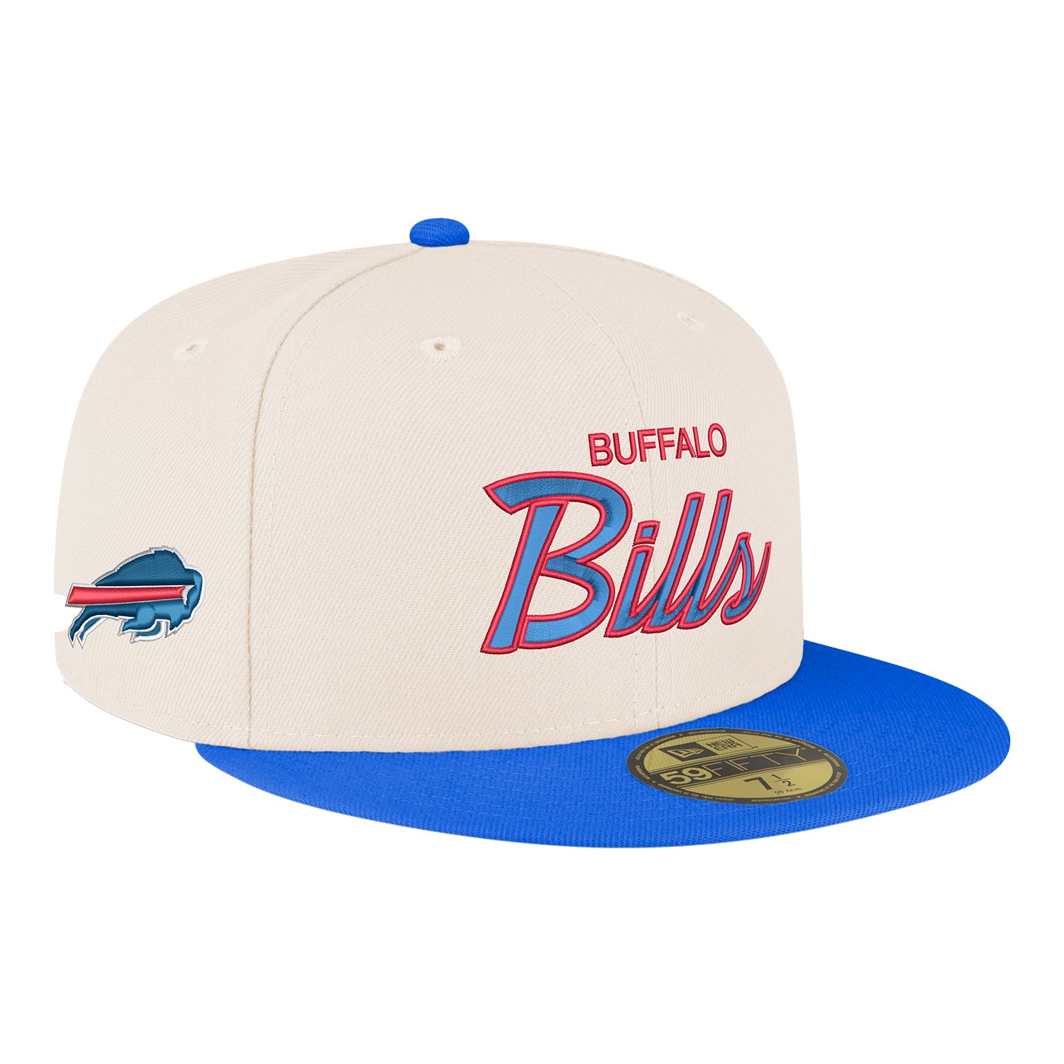 new era bills 59fifty chrome script fitted hat | Buffalo Bills Shop | NFL Jerseys & Hats Collection