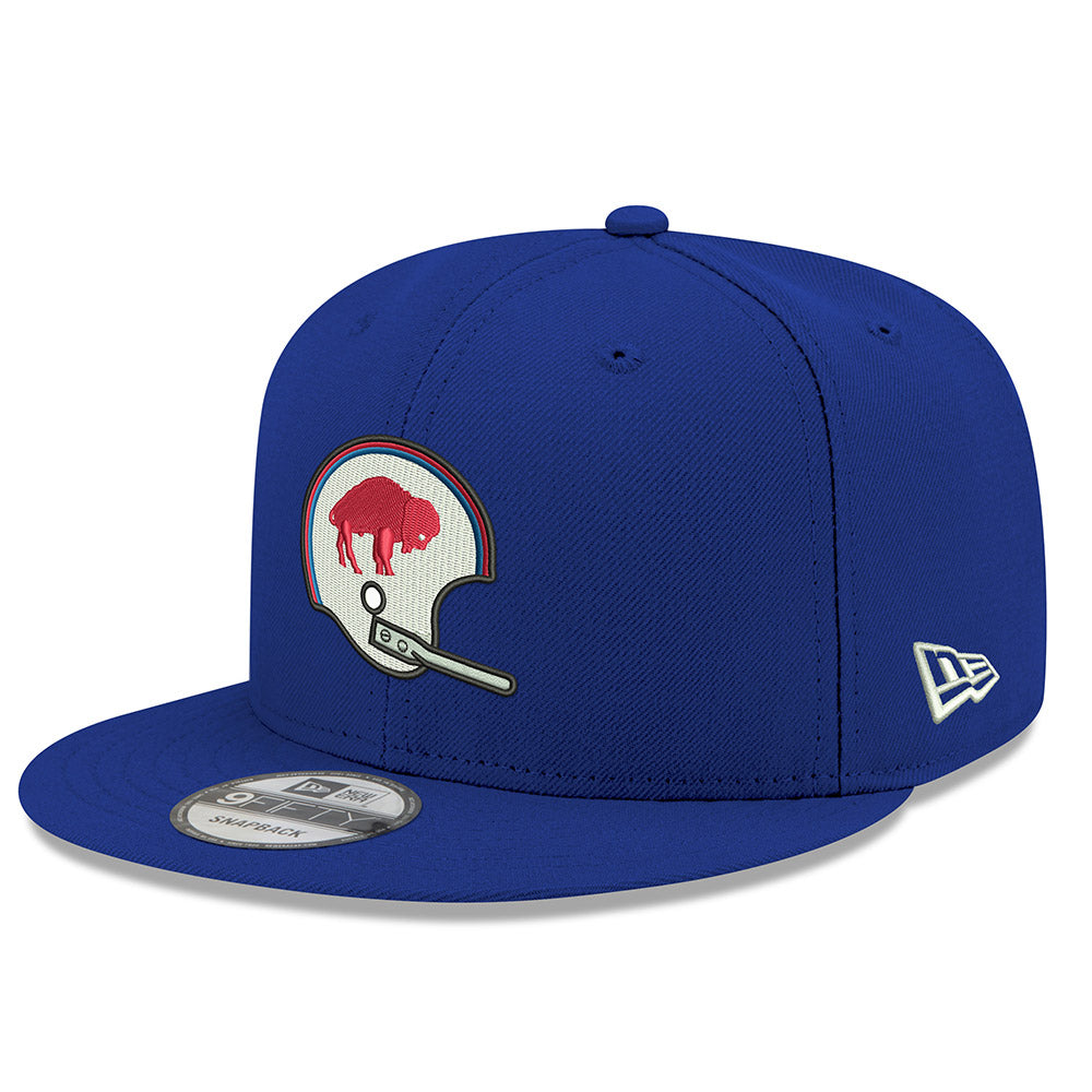 new era bills 9fifty retro helmet snapback hat – blue | Buffalo Bills Shop | NFL Jerseys & Hats Collection