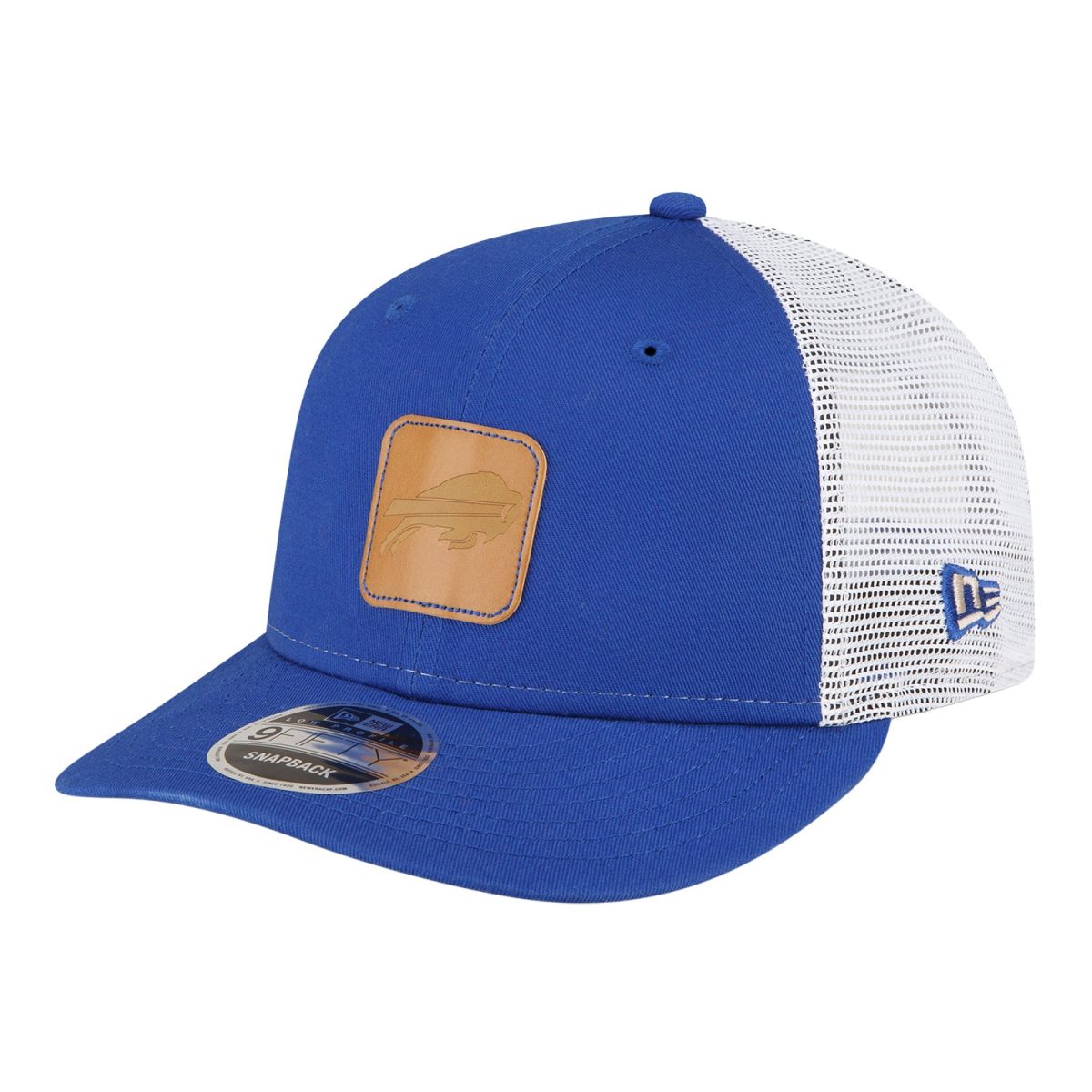 new era bills low profile 9fifty patch trucker hat | Buffalo Bills Shop | NFL Jerseys & Hats Collection