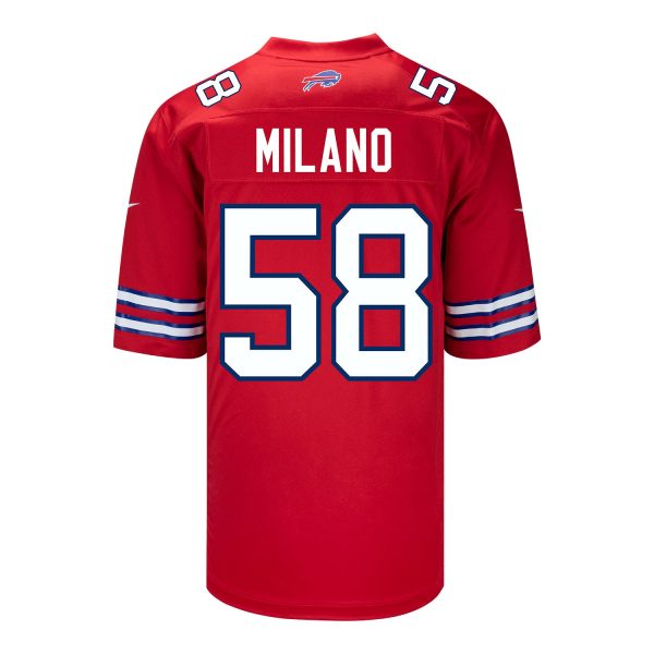 nike game red alternate matt milano jersey | Buffalo Bills Shop | NFL Jerseys & Hats Collection